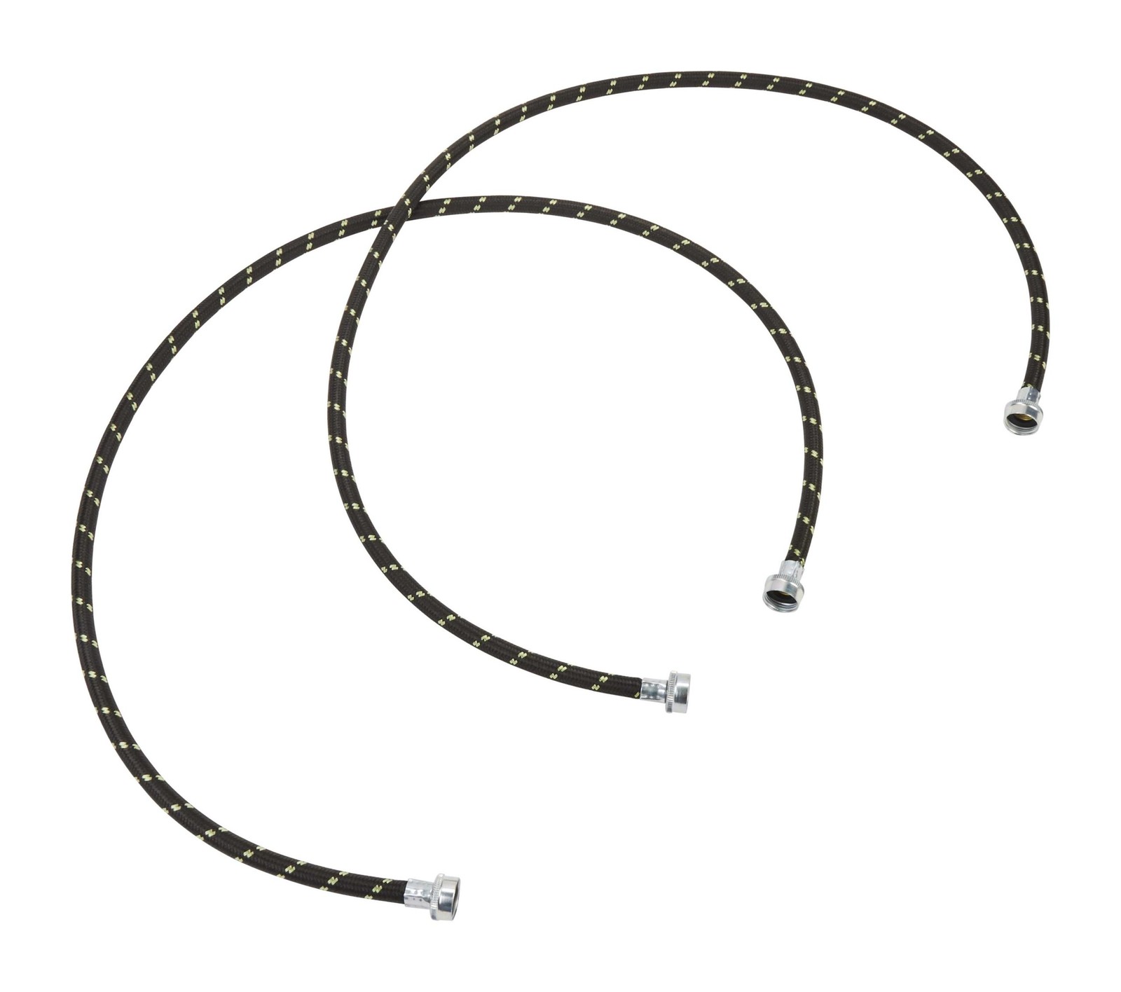 1 of 8212487RP Whirlpool 5' Industrial Grade Nylon Braid Fill Hoses 2 Pack OE...