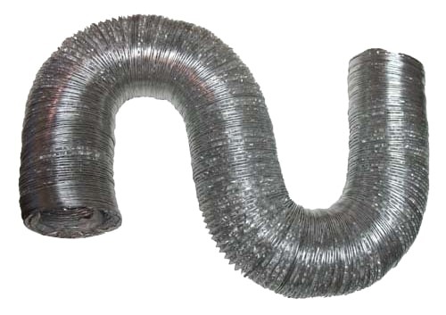 1 of F0450 Deflect-O Supurr-Flex 4" X 50' Dryer Aluminum Multi-layered Metall... - Image 4