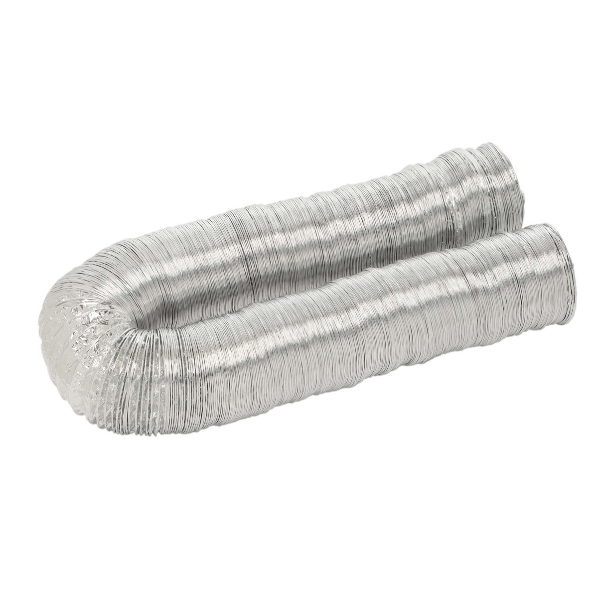 1 of F0450 Deflect-O Supurr-Flex 4" X 50' Dryer Aluminum Multi-layered Metall...