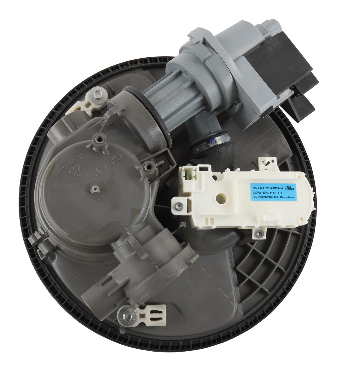 1 of W11665769 Whirlpool Dishwasher Pump & Motor Assembly OEM Replacement, NE... - Image 3