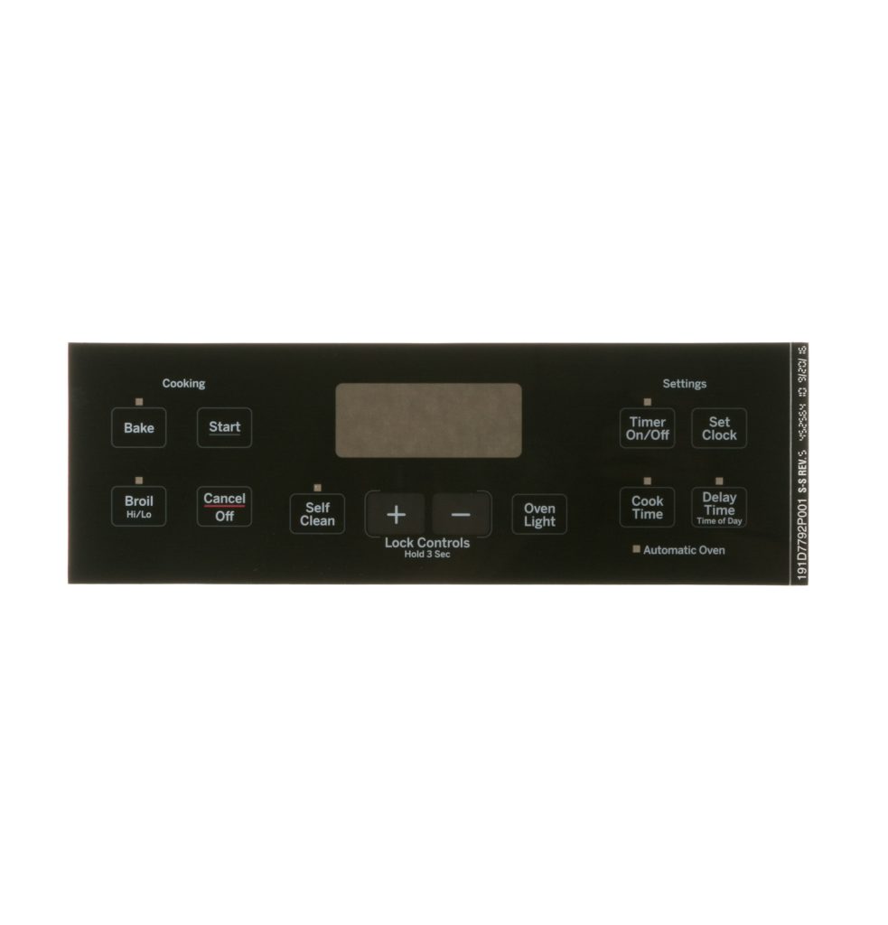 1 of WB27T11511 GE Oven Black Faceplate Graphics OEM Replacement, NEW FAST SH...