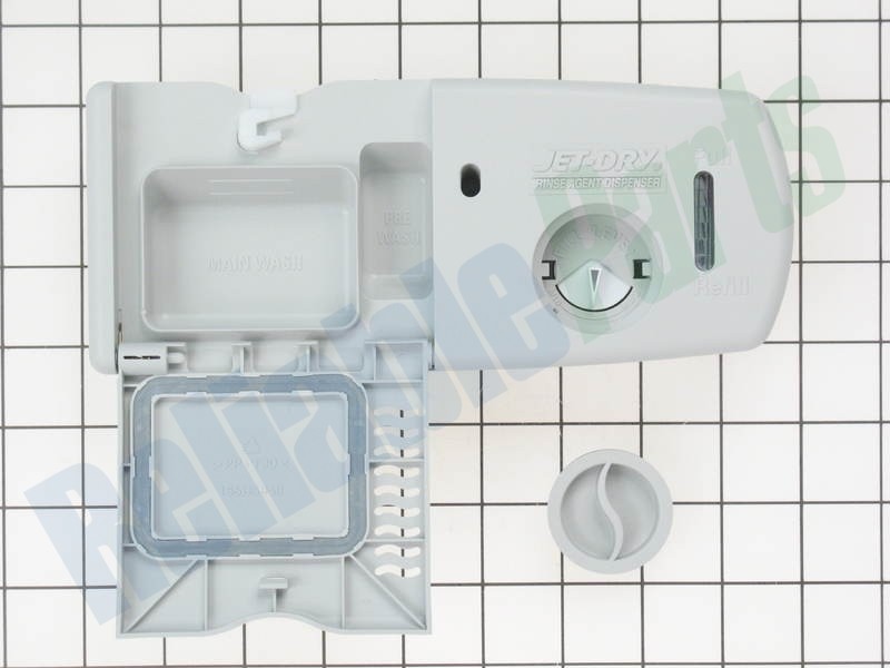 1 of WD12X10163 GE Dishwasher Detergent and Rinse Aid Dispenser Module OEM Re... - Image 14