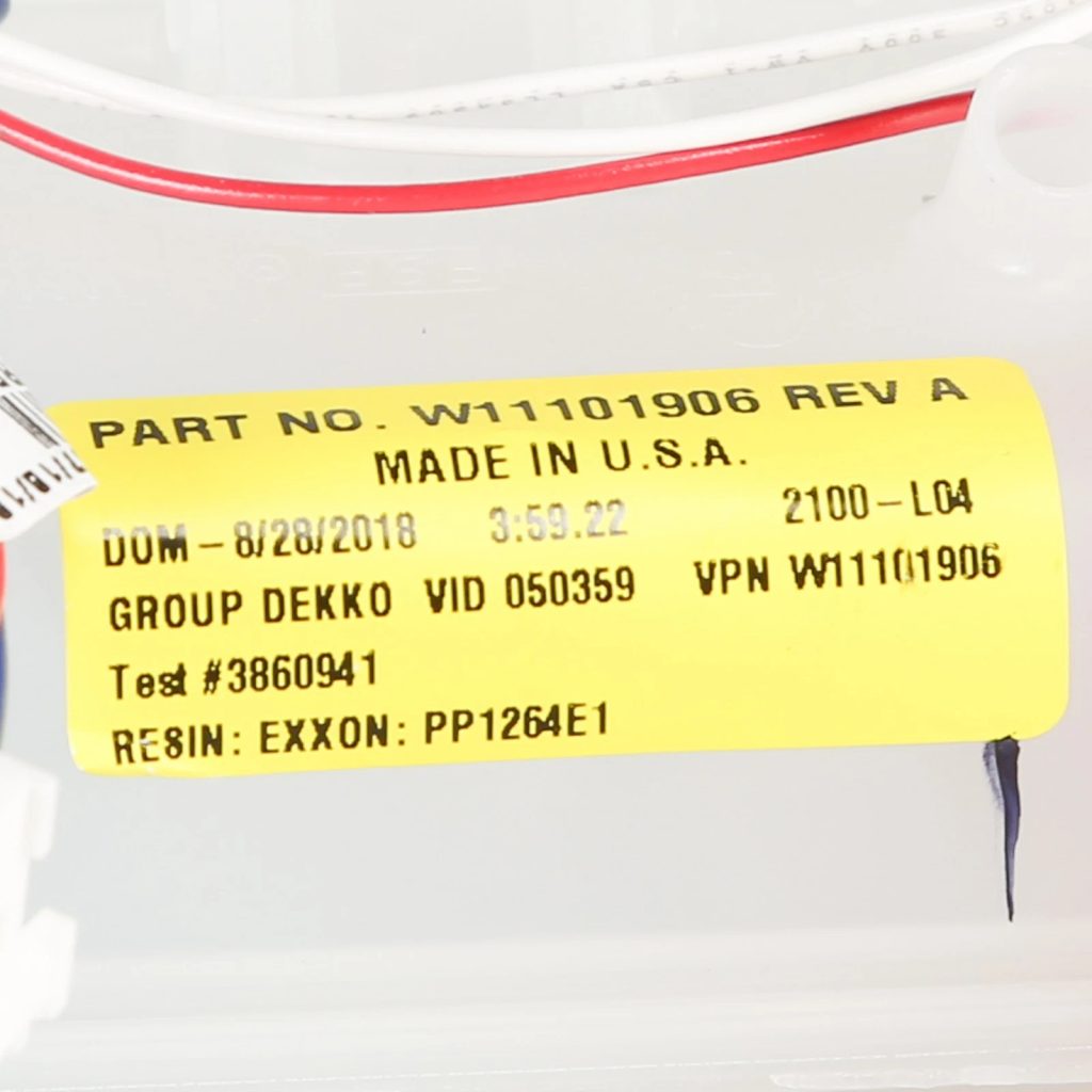 OEM Genuine Part 1 of W11210463 - VALVE