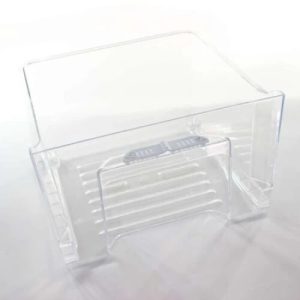 1 of W10860753 Whirlpool Refrigerator Crisper Drawer Cover Lid Pan OEM Replac...