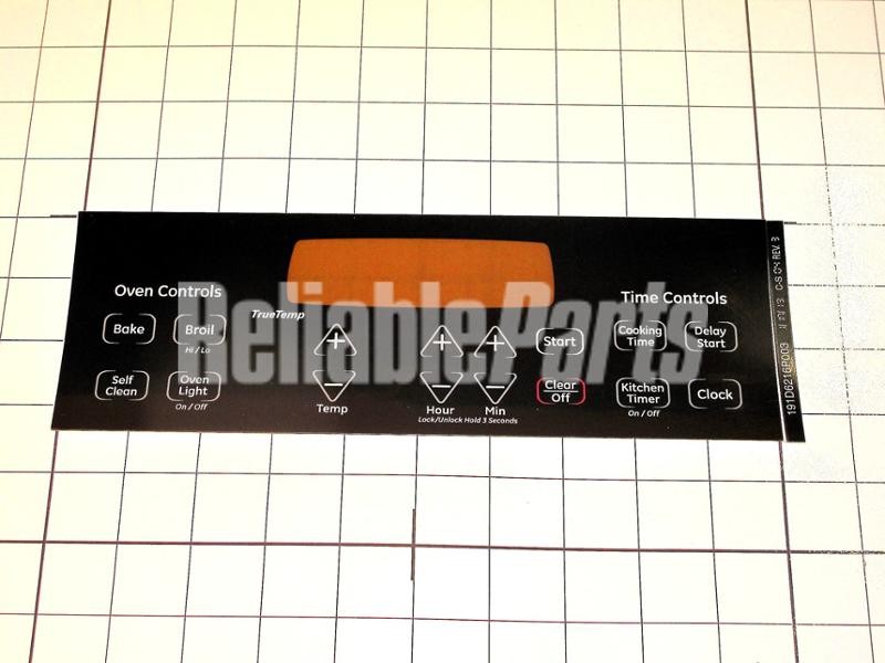 1 of WB27T11229 GE Oven Faceplate OEM Replacement, NEW FAST SHIP Fits Many Ap... - Image 3