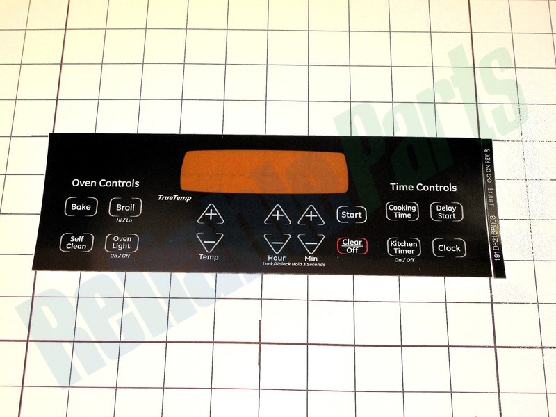 1 of WB27T11229 GE Oven Faceplate OEM Replacement, NEW FAST SHIP Fits Many Ap... - Image 4