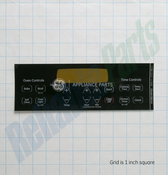 1 of WB27T11229 GE Oven Faceplate OEM Replacement, NEW FAST SHIP Fits Many Ap... - Image 6