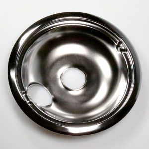 1 of GEN WB31M15/WB31K10266 GE Oven 8" Chrome Burner Bowl OEM Replacement, NE...