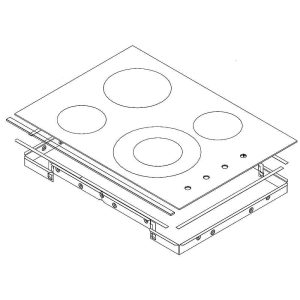 OEM Genuine Part 1 of W11223301 COOKTOP
