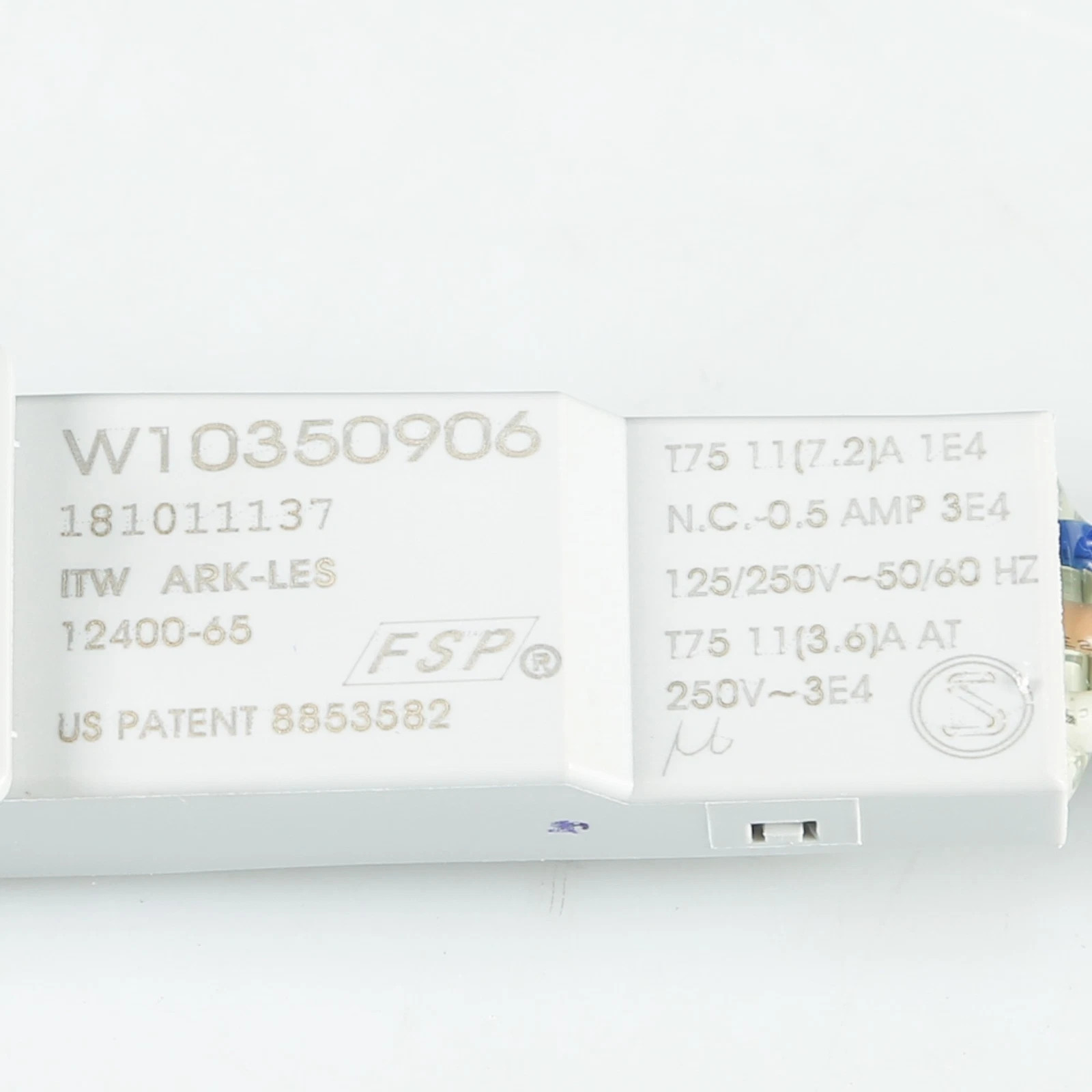 OEM Genuine Part 1 of WPW10350906 - SWITCH-DOR - Image 9