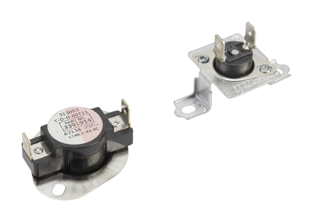 1 of 279973 Whirlpool Dryer Thermal Cut Off and High Limit Thermostat Kit OEM...