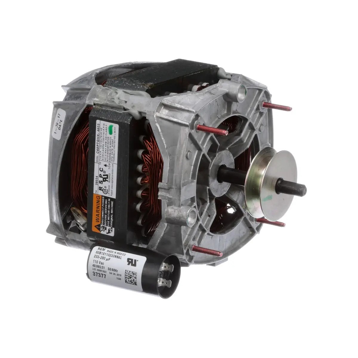 1 of 38034P Speed Queen 38034P Washer Motor & Pump Kit 2-Speed 120V OEM Repla... - Image 4