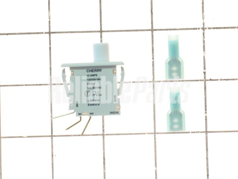 1 of W10169313 Whirlpool 3 Wire Door Switch Kit OEM Replacement, NEW FAST SHI... - Image 12