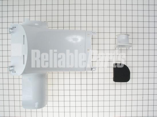 1 of WR49X10091 GE Refrigerator Fresh Food Damper Inlet Cover Kit OEM Replace... - Image 6