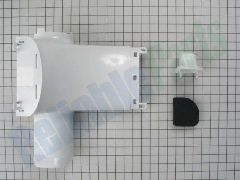 1 of WR49X10091 GE Refrigerator Fresh Food Damper Inlet Cover Kit OEM Replace... - Image 8