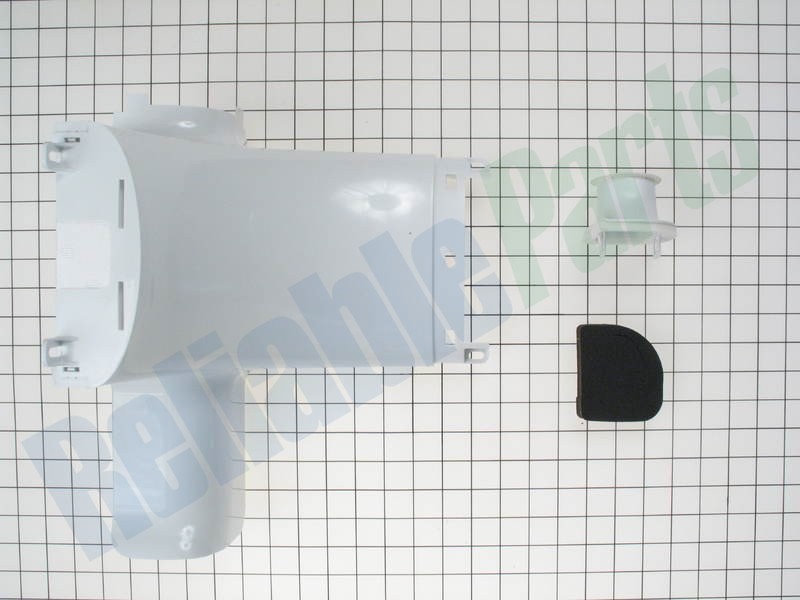 1 of WR49X10091 GE Refrigerator Fresh Food Damper Inlet Cover Kit OEM Replace... - Image 10