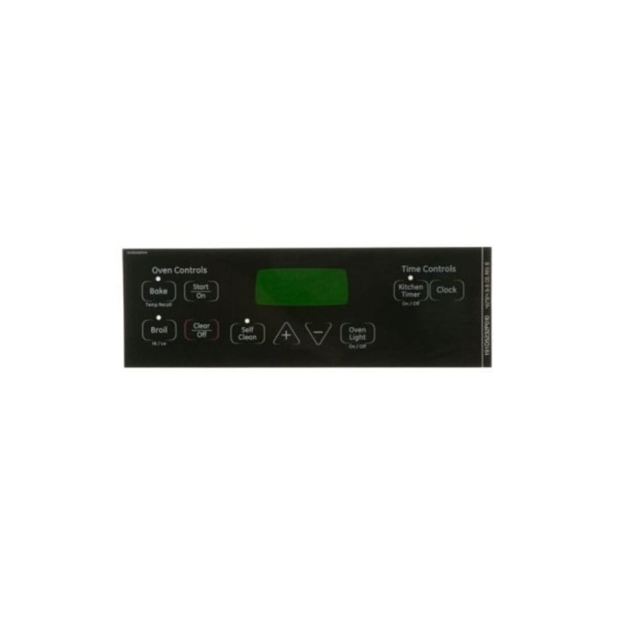OEM Genuine Part 1 of WB27T11511 GE Oven Black Faceplate Graphics