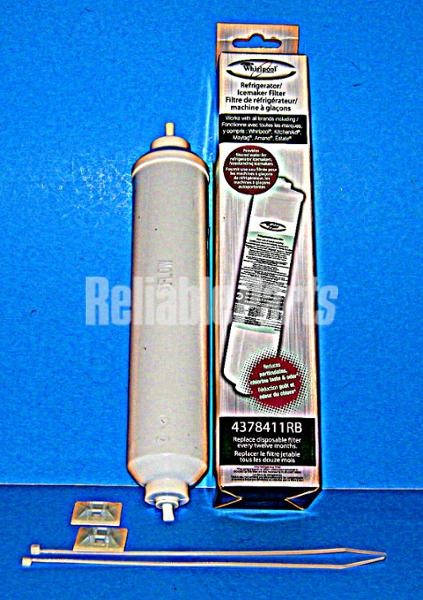 1 of 4378411RB Whirlpool Refrigerator In-Line Ice and Water Filter OEM Replac... - Image 6