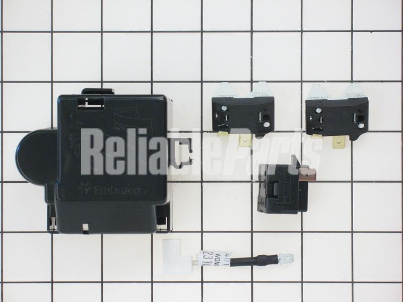 1 of 8201769 Whirlpool Refrigerator Compressor Relay Overload Start Device OE... - Image 11