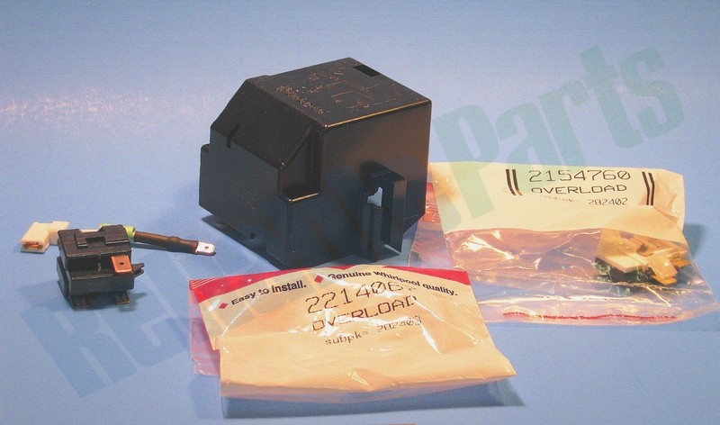1 of 8201769 Whirlpool Refrigerator Compressor Relay Overload Start Device OE... - Image 9