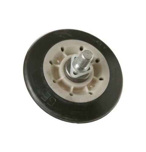 1 of WE03X10016 GE Washer Drum Support Roller & Axle OEM Replacement, NEW FAS...