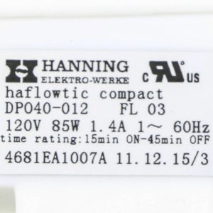 OEM Genuine Part 1 of 4681EA1007A - MOTOR ASSEMBLY,AC,PUMP