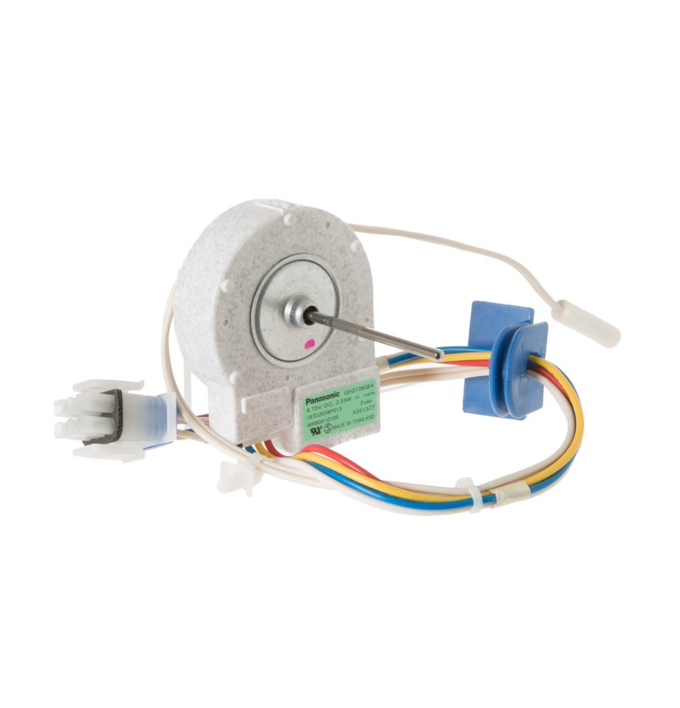 OEM Genuine Part 1 of WR60X10074 - REFRIGERATOR EVAPORATOR FAN MOTOR