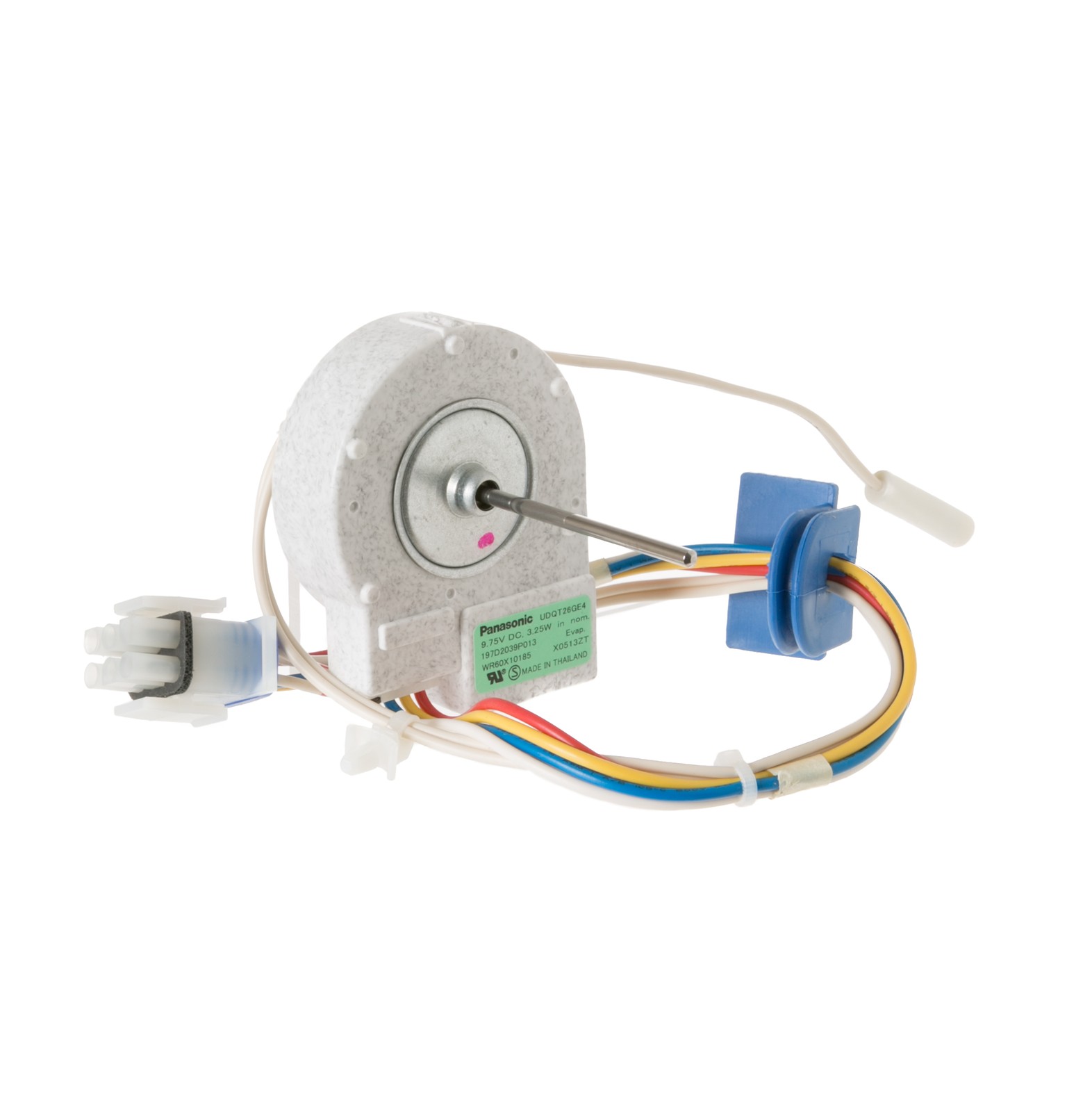 OEM Genuine Part 1 of WR60X10074 - REFRIGERATOR EVAPORATOR FAN MOTOR