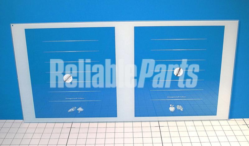 WR32X10482 GE SHELF GLASS OEM
