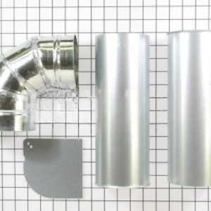 1 of 3911EZ9131X LG Dryer Side Venting Kit Stainless Steel OEM Replacement, N...
