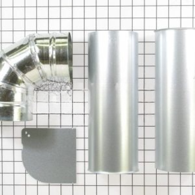 1 of 3911EZ9131X LG Dryer Side Venting Kit Stainless Steel OEM Replacement, N...
