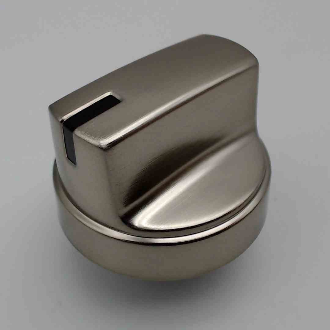 1 of WB03X29315 GE Oven Range Control Knob Stainless Steel OEM Replacement, N... - Image 4