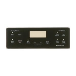 1 of WB07X25197 GE Range Control Panel Black OEM Replacement, NEW FAST SHIP F...