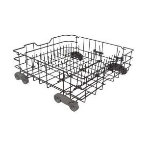 1 of WD28X25960 GE Dishwasher Complete Lower Service Rack Assembly OEM Replac...