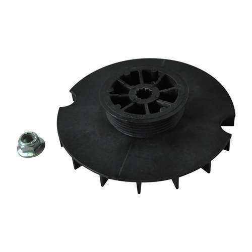 1 of WH03X32218 GE 1/3 Hp Motor Pulley & Nut OEM Replacement, NEW FAST SHIP F...