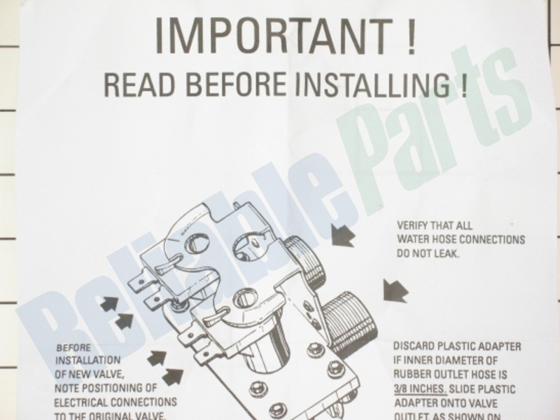 1 of WH13X81 GE Washer Water Inlet Fill Valve OEM Replacement, NEW FAST SHIP ... - Image 14