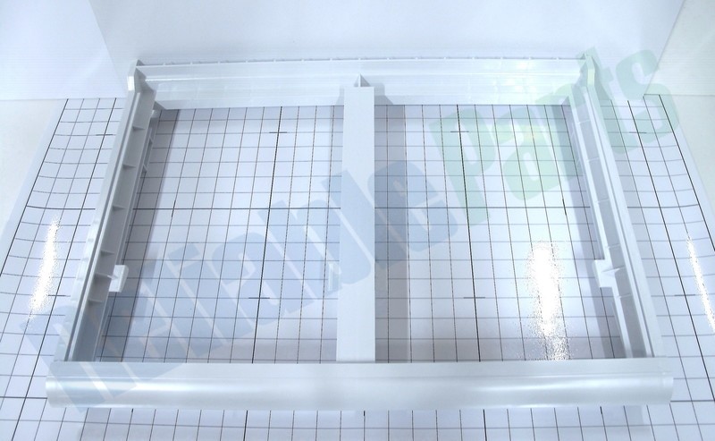 1 of WR32X10537 GE Refrigerator Vegetable Crisper Pan Cover OEM Replacement, ... - Image 5