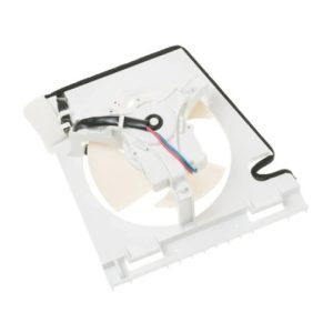 1 of WR60X25786 GE Refrigerator Condenser Fan & Housing Assembly OEM Replacem...