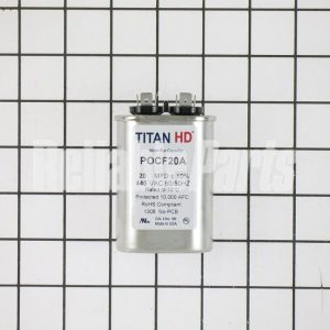 1 of POCF20A Packard Titan HD Run Capacitor 20 MFD 440/370 Volt Oval OEM Repl...
