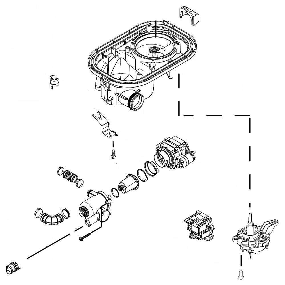 OEM Genuine Part 1 of W11416363 PUMP&MOTOR