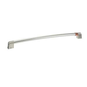 OEM Genuine Part 1 of WR12X40047 - BRUSHED STAINLESS DRAWER HANDLE W/ CAFE BAND