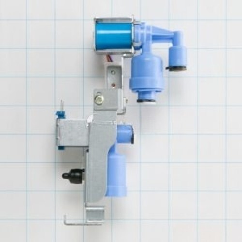 OEM Genuine Part 1 of WR57X25917 - REFRIGERATOR DOUBLE VALVE ICEMAKER ASSEM