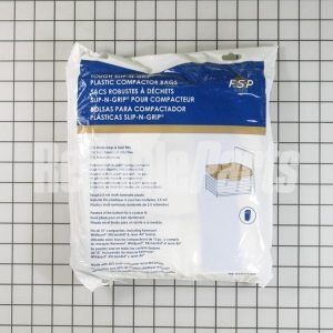 1 of W10165295RP Whirlpool 15" Trash Compactor Bags 15 Pack OEM Replacement, ...
