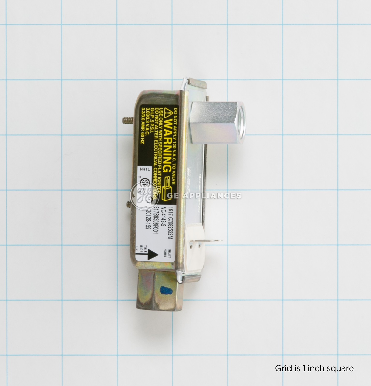 WB21K10161 GE Range Control Valve Assembly Genuine OEM Part. - Image 5