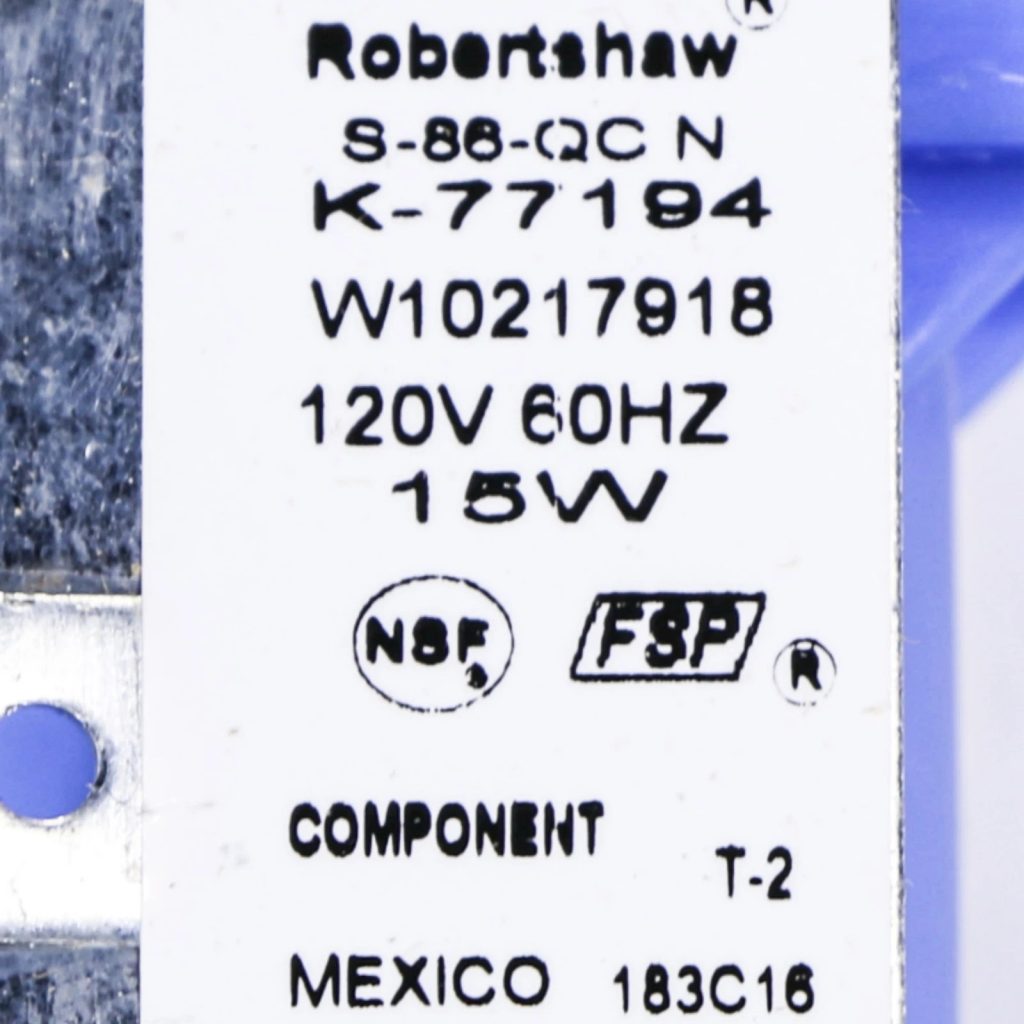OEM Genuine Part 1 of W10881366 - VALVE