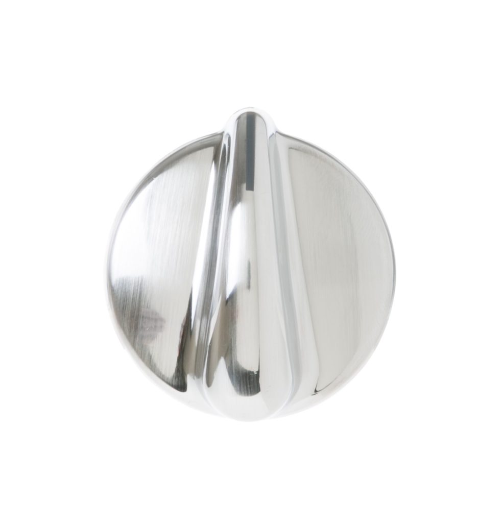OEM Genuine Part 1 of WB03X10316 - RANGE TRI-CHROME PLATED KNOB (SS)