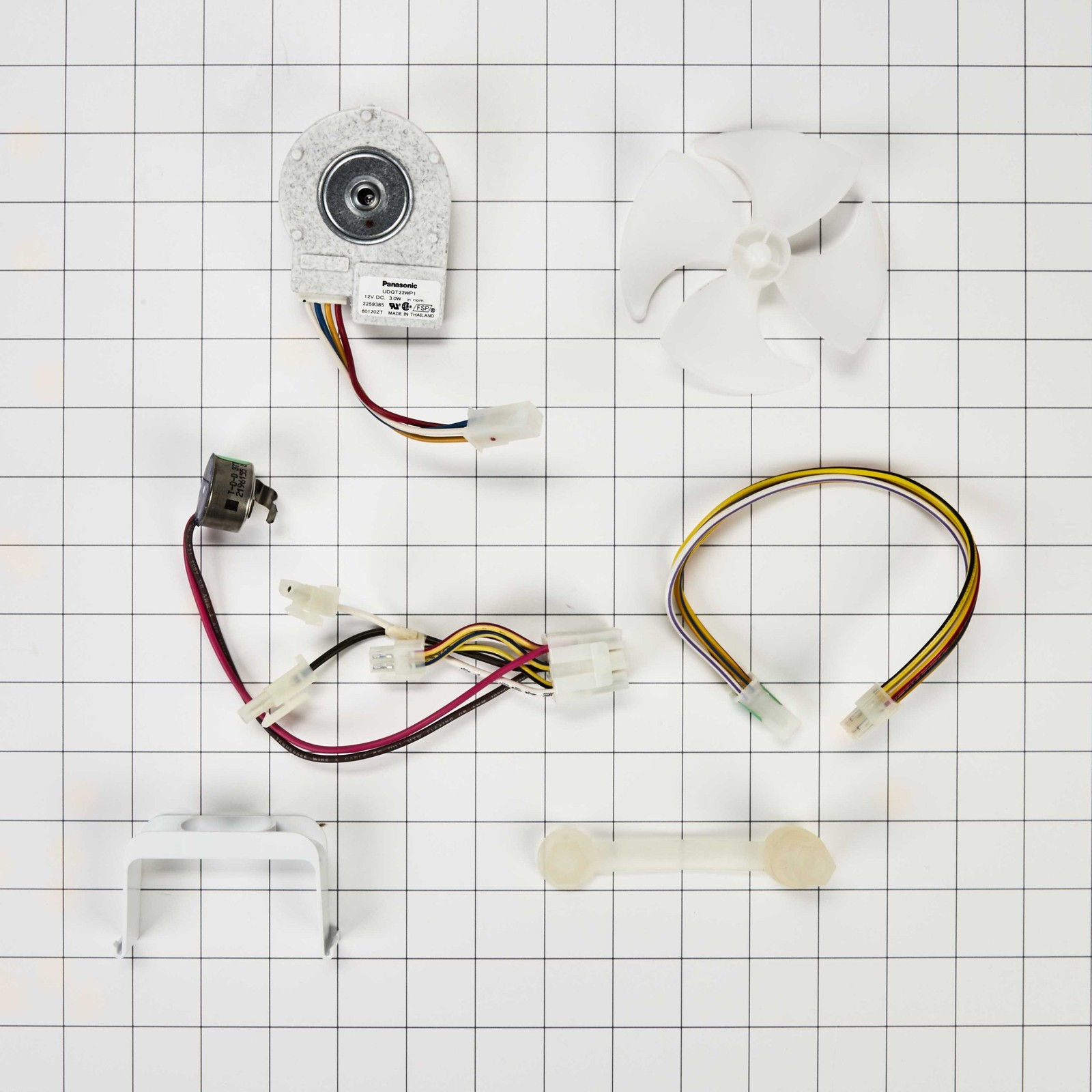 1 of 8201589 Whirlpool Refrigerator Evaporator Motor OEM Replacement, NEW FAS... - Image 3