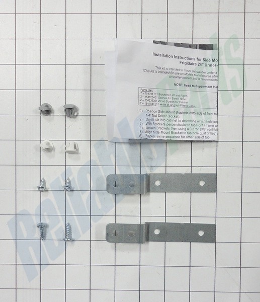 1 of DWBRACKIT1 Frigidaire Side Mount Kit OEM Replacement, NEW FAST SHIP Fits... - Image 4