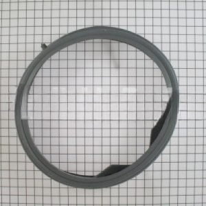1 of MDS33059401 LG Washer Door Boot Seal Gasket (NO HOLE) OEM Replacement, N...