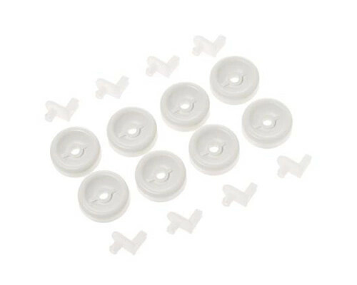 1 of WD35X21038 GE Upper Rack Wheel Kit OEM Replacement, NEW FAST SHIP Fits M...